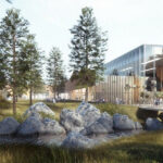 en avbildning av det nya Sveriges tekniska högskola (AI text)