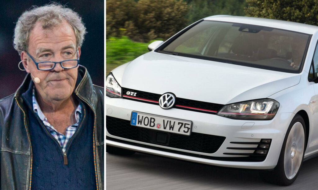 Personer i en Volkswagen Golf GTI (AI text)