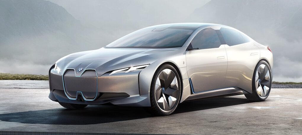 BMW iVision Dynamics Concept - några bilder på hur färdiga i4 ska se ut finns ännu inte.