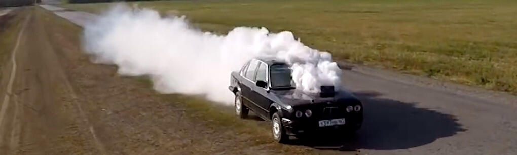 Körbarheten blir lite begränsad, då rökutvecklingen stundtals är rätt omfattande. Men det är fränt med jetmotorer.