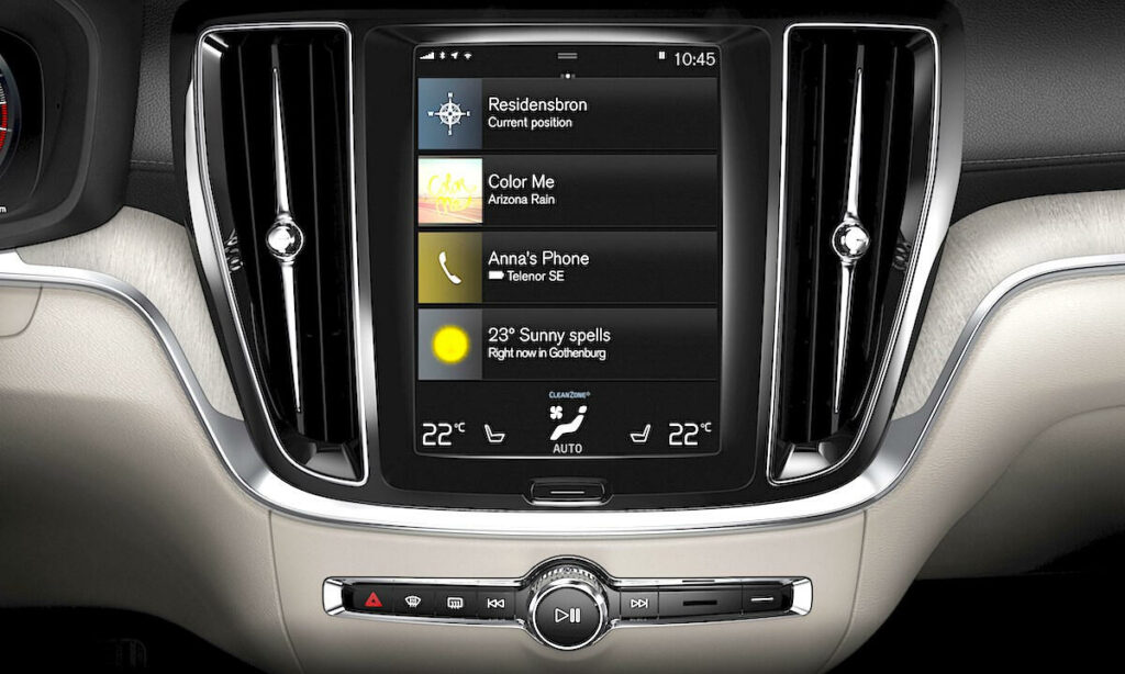 Inredningen i en Volvo S60 (AI text)