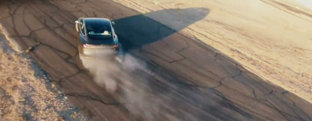 Med "Track Mode" går det att få Model 3 Performance bakhjulsdriven.