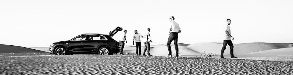 Det är kul att köra i sanden men då ska man först sänka däcktrycket...