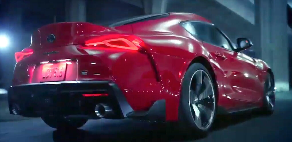 Bakpartiet på nya Toyota Supra har en design som man inte tar miste på. Se filmen längre ned på sidan.