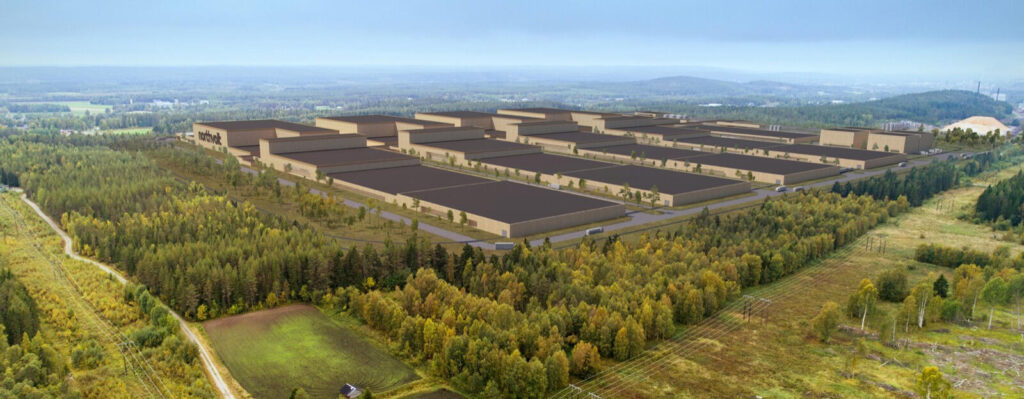 En avbildning av ett stort industriområde. (AI text)