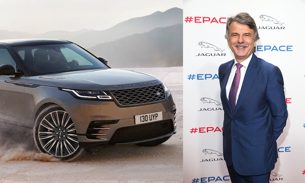 Range Rover Velar och Jaguar Land Rovers vd Ralf Speth.