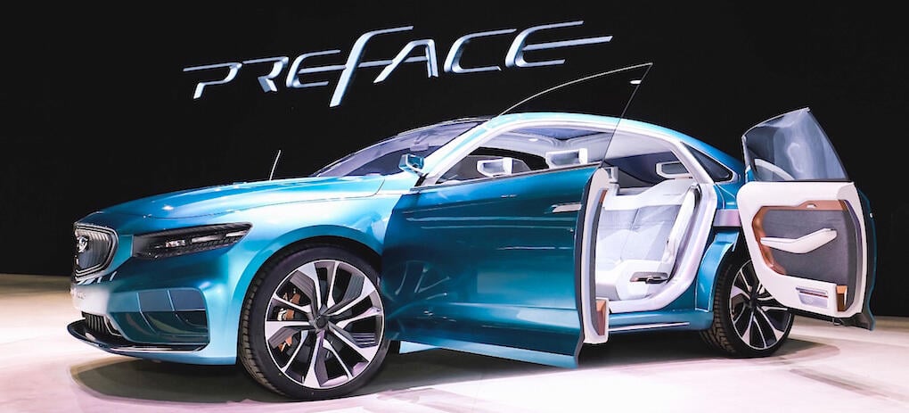 Avsaknaden av B-stolpe är typiskt för konceptbilar. Men vad säger ni om designen?