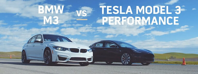 BMW M3 vs Tesla Model 3 Performance (AI text)