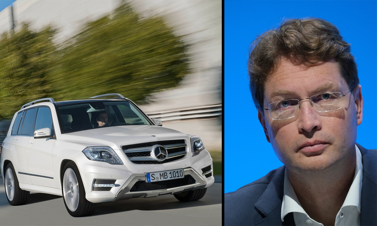 En man i glasögon och en vit bil. (AI text)