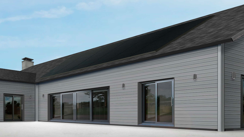 Teslas solceller i storlek "Large".