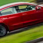 Tesla Model 3 var en av modellerna i AAA:s autobromstest.