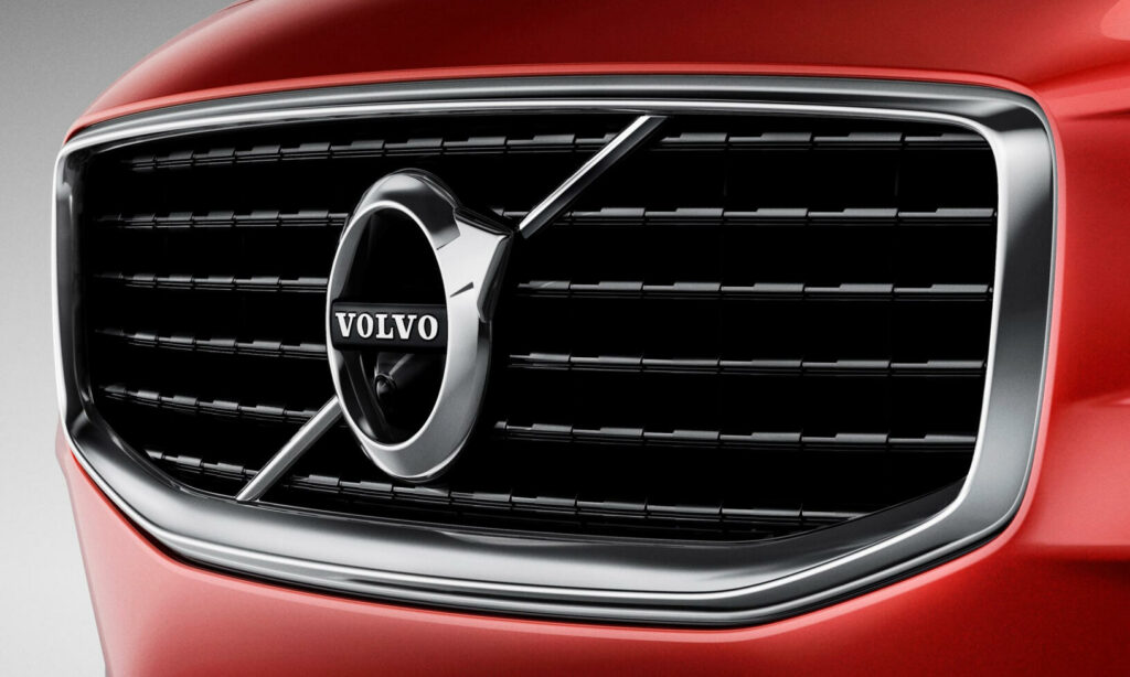 Volvo V40:s grille (AI text)