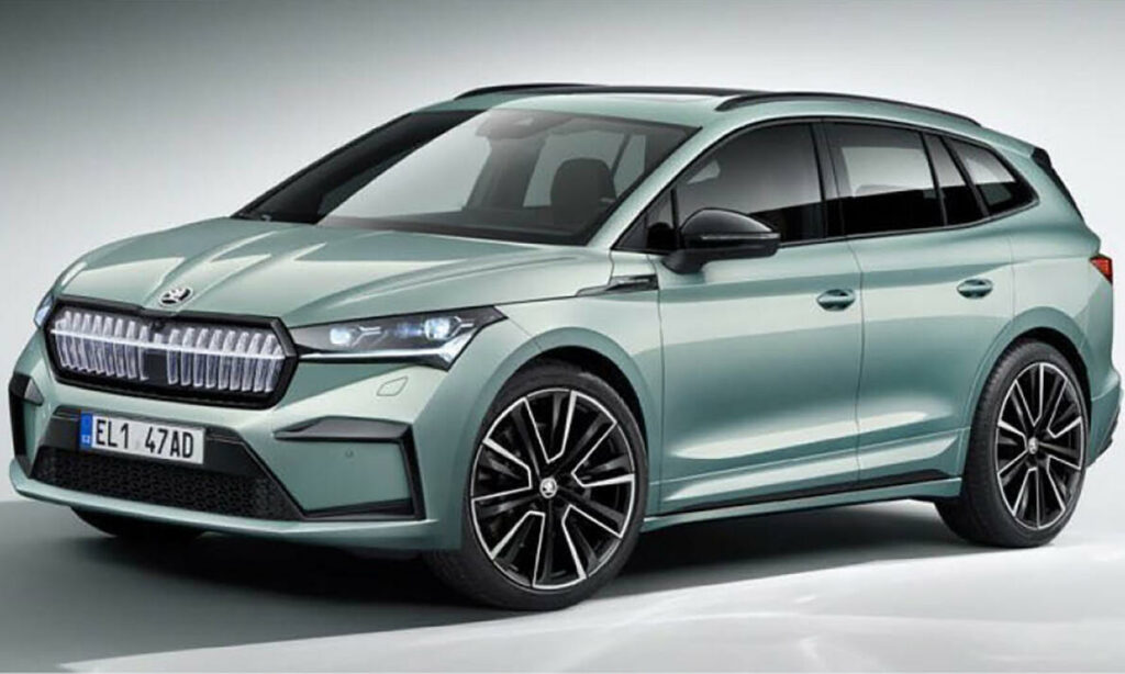 Skoda IQ är en ny elektrisk bil. (AI text)