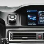 Inredningen av en Mercedes-Benz C-klass (AI text)