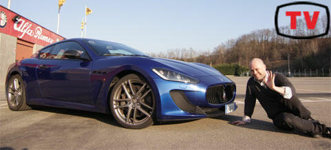 Maserati Granturismo i tv. (AI text)