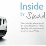 En man och en kvinna står framför en bil. (AI text)