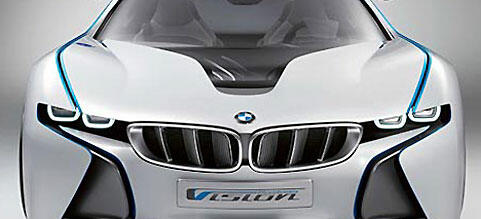 BMW I8-konceptbilen (AI text)