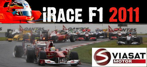 En racebil på banan (AI text)