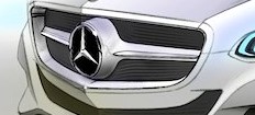 Mercedes-Benz E-klass-konceptbil (AI text)