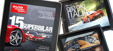 En tidning med en bil på omslaget. (AI text)