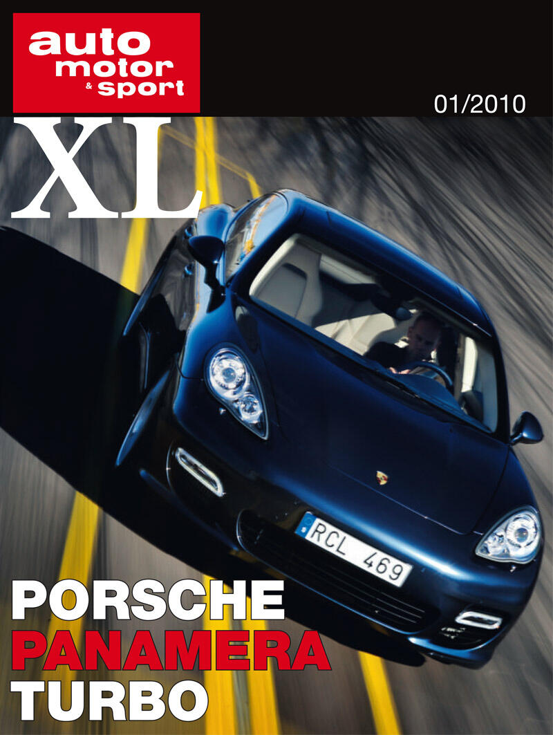 Porsche Panamera Turbo på väg. (AI text)