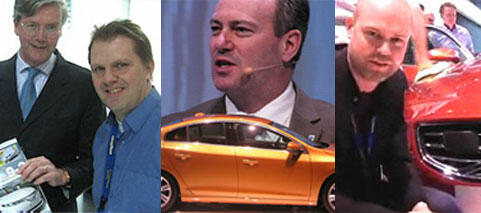 En grupp personer står bredvid en bil. (AI text)