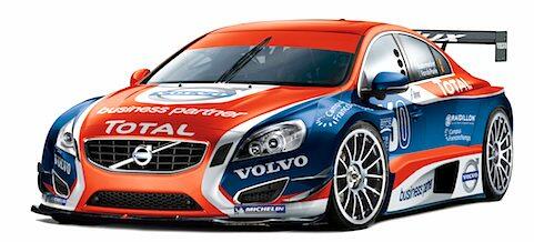 En Volvo S60-RC-bil. (AI text)