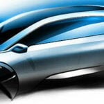BMW I3-konceptbilen (AI text)