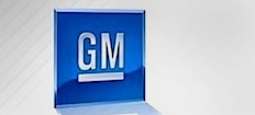 GM-logotyp på vit bakgrund (AI text)