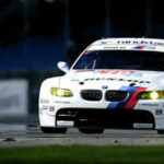 BMW M3 GT på racerbana (AI text)