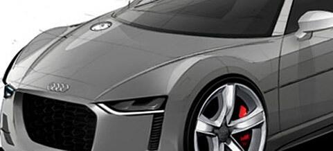 Audi R8-konceptbil (AI text)