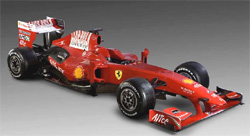 Ferrari F1-bil (AI text)
