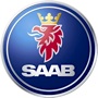 Saab-logotypen (AI text)