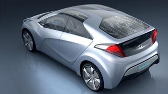 En framtida bil med futuristisk design (AI text)