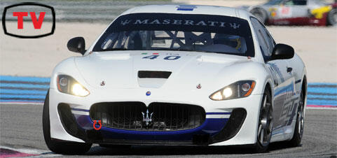 Maserati Granturismo på TV. (AI text)