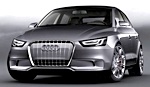Audi A3-konceptbil (AI text)