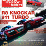 En bild av en omslag med två bilar på vägen (AI text)