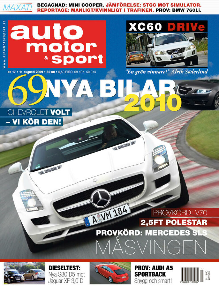 En tidskrifts omslag med en bil på det. (AI text)