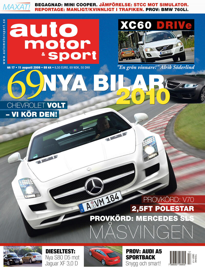 En tidskrifts omslag med en bil på det. (AI text)