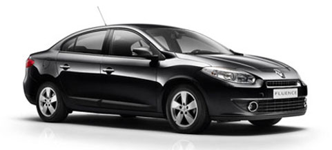 En svart bil på ett vitt bakgrund. (AI text)