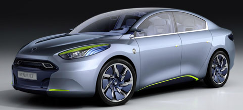 En avbildning av en framtida bil. (AI text)