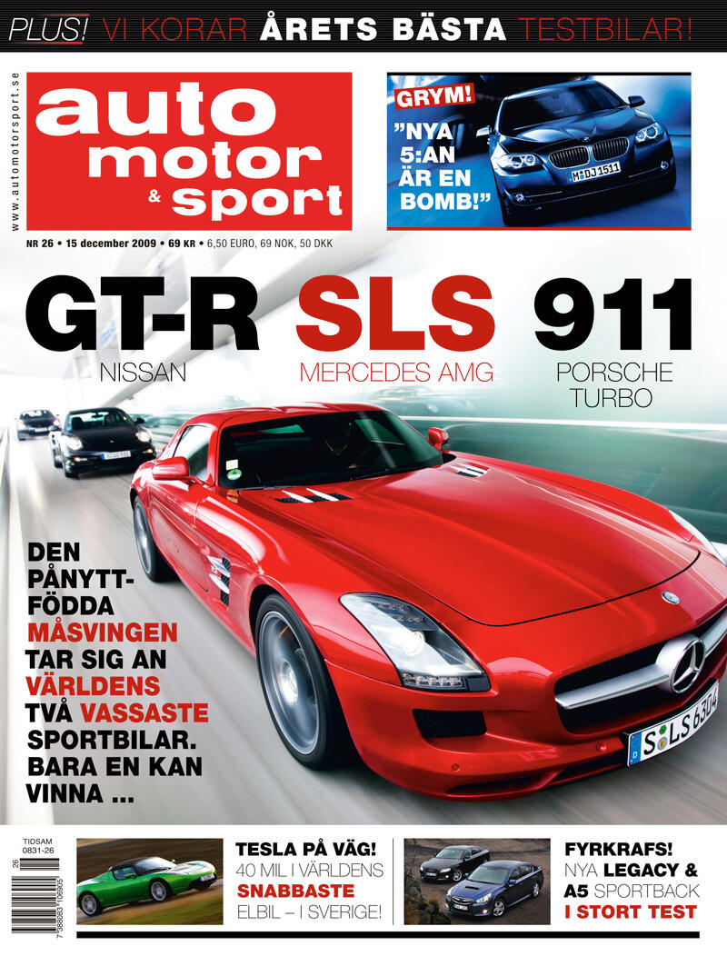 Mercedes-Benz GTR, SLR och Porsche 911 (AI text)