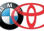 BMW och Toyota-logon (AI text)