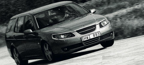 En Saab 9-3 (AI text)
