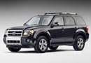 En svart Ford Escape SUV (AI text)