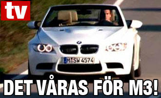 BMW M3 cabriolet på vägen (AI text)