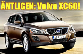 Volvo XC60 - en bil med texten Antigen Volvo XC60 (AI text)