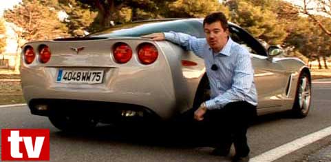 Chevrolet Corvette SS på TV (AI text)
