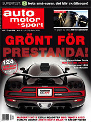 Omslaget av Auto Motor Sport (AI text)