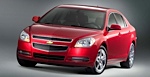 En röd Chevrolet Malibu (AI text)